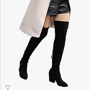 Worn once! Suede OTK boots